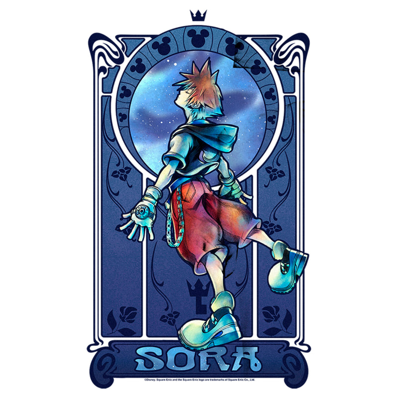 Junior's Kingdom Hearts Re: Chain of Memories Sora Mirror Portrait T-Shirt