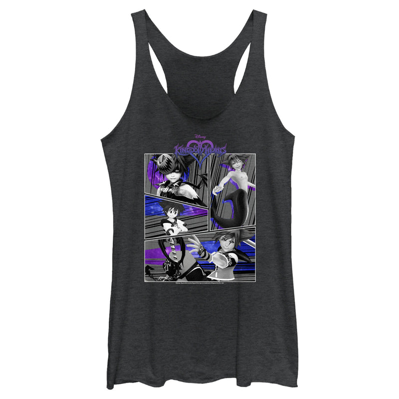 Women's Kingdom Hearts 1 Sora Different Styles Racerback Tank Top