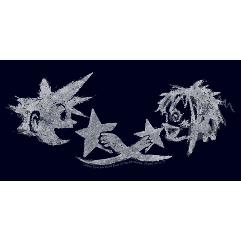Men's Kingdom Hearts 1 Sora and Kairi Doodle T-Shirt