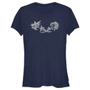 Junior's Kingdom Hearts 1 Sora and Kairi Doodle T-Shirt