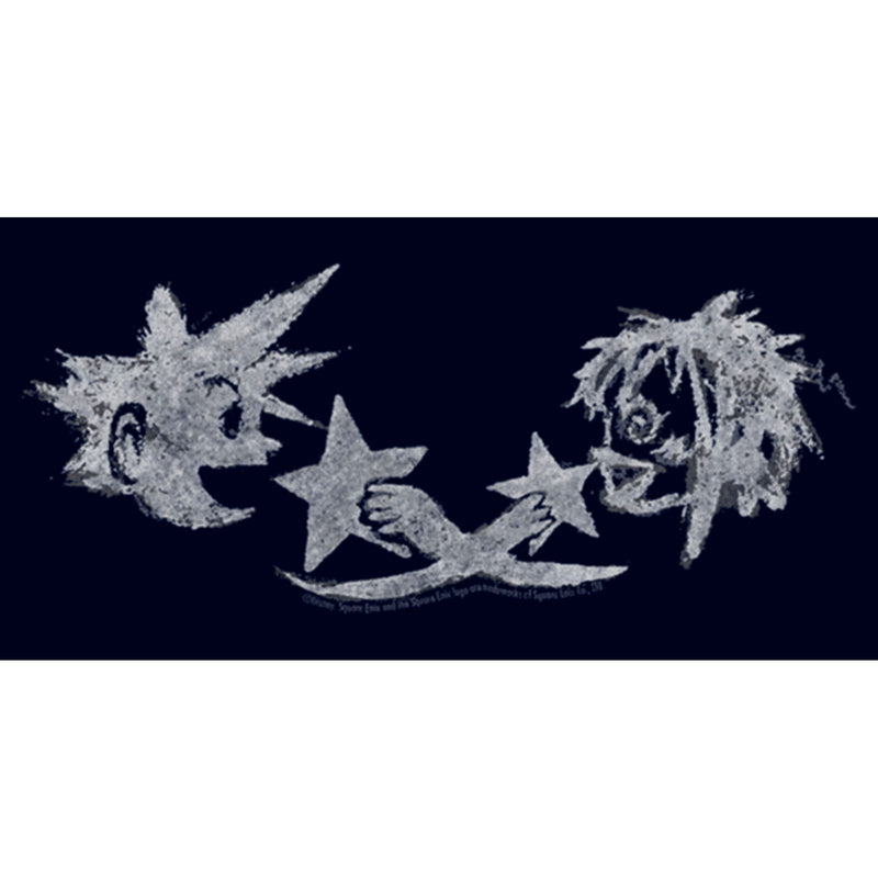 Junior's Kingdom Hearts 1 Sora and Kairi Doodle T-Shirt