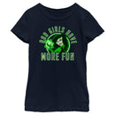 Girl's Kim Possible Neon Green Shego T-Shirt