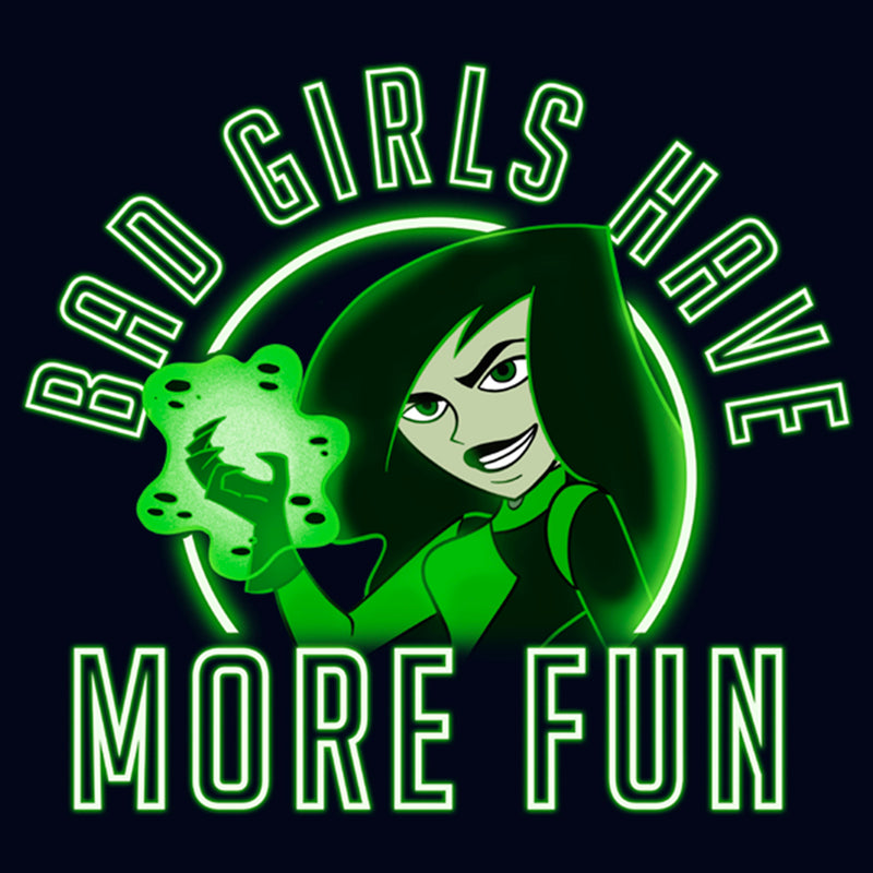 Girl's Kim Possible Neon Green Shego T-Shirt