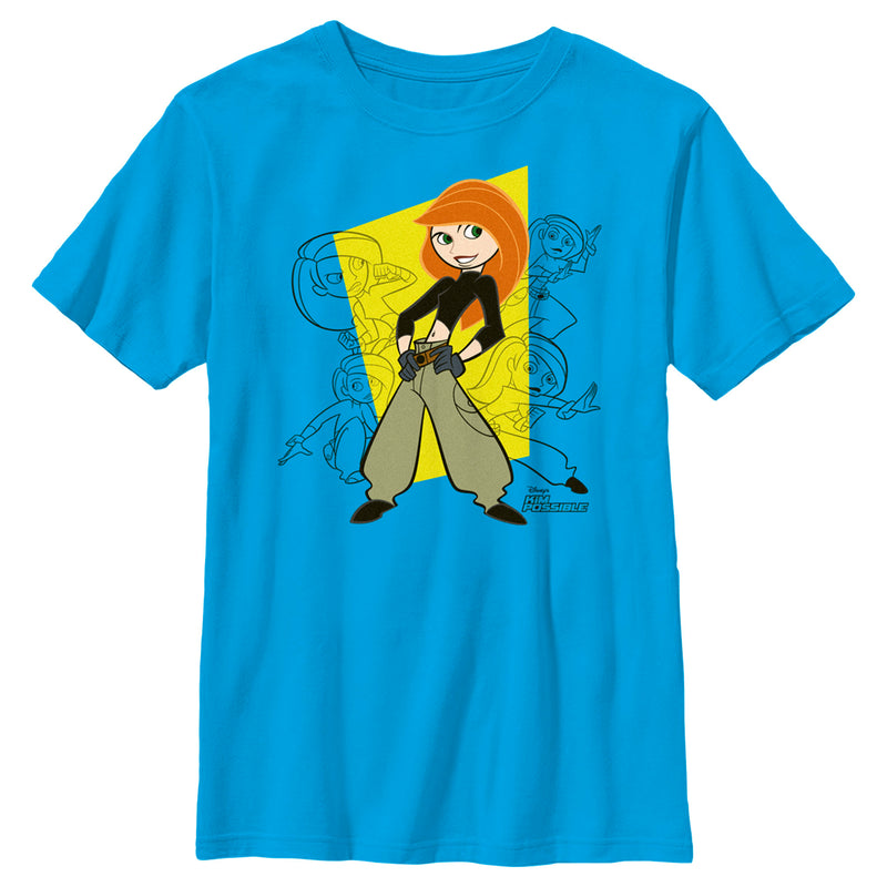 Boy's Kim Possible Action Poses T-Shirt