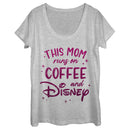 Women's Disney This Mom Runs On Coffee T-Shirt