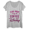 Women's Disney This Mom Runs On Coffee T-Shirt