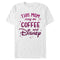 Men's Disney This Mom Runs On Coffee T-Shirt