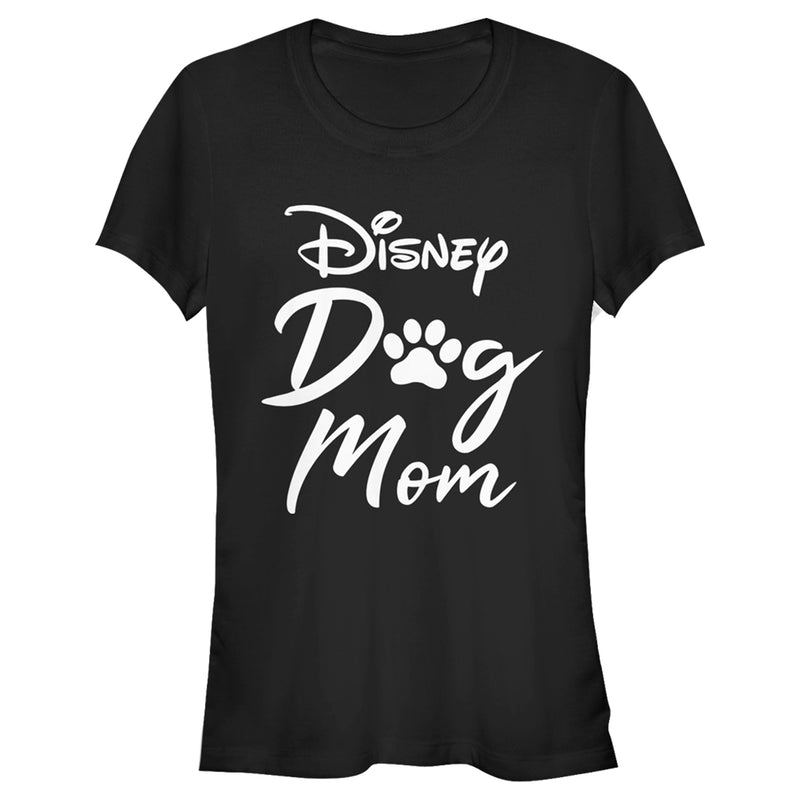 Junior's Disney Dog Mom Logo T-Shirt