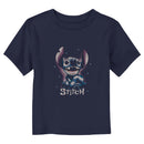 Toddler's Lilo & Stitch Distressed Airbrushed Stitch Portrait T-Shirt