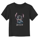 Toddler's Lilo & Stitch Distressed Airbrushed Stitch Portrait T-Shirt