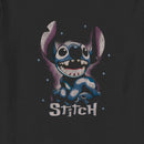 Toddler's Lilo & Stitch Distressed Airbrushed Stitch Portrait T-Shirt