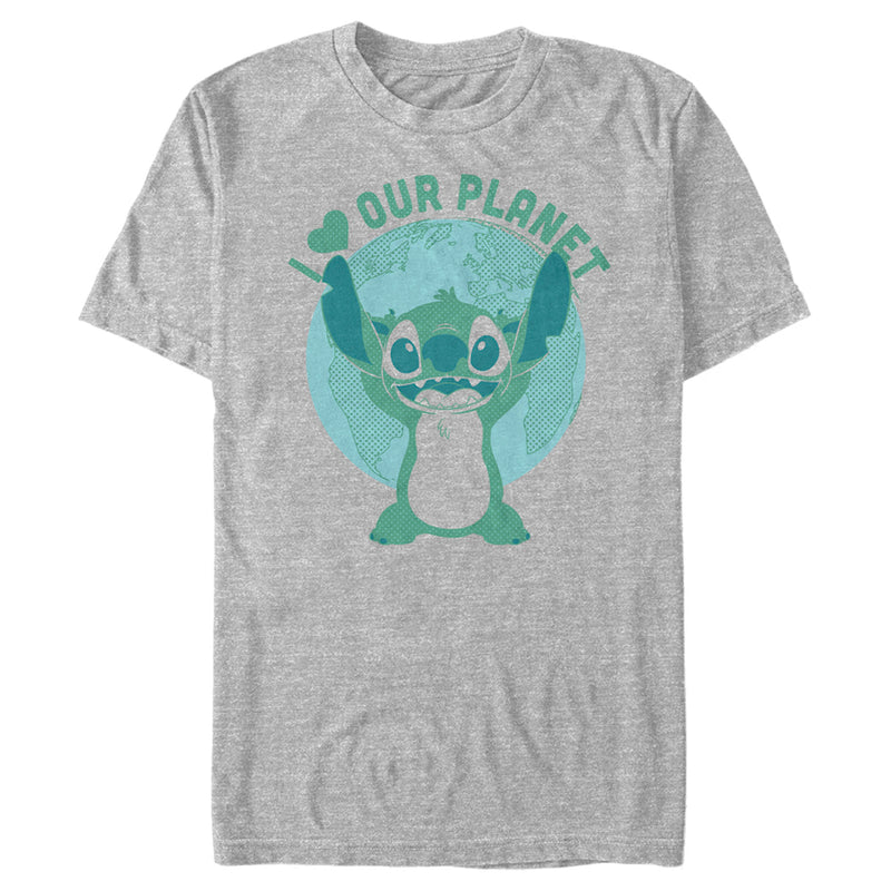 Men's Lilo & Stitch I Heart Our Planet T-Shirt