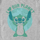 Men's Lilo & Stitch I Heart Our Planet T-Shirt