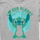 Men's Lilo & Stitch I Heart Our Planet Long Sleeve Shirt