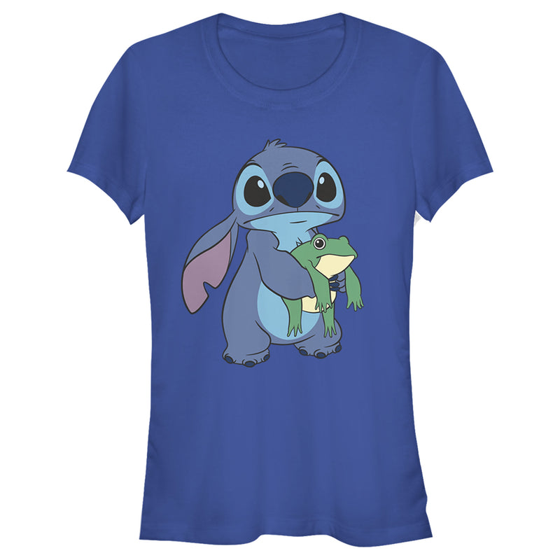 Junior's Lilo & Stitch Froggie Stitch T-Shirt