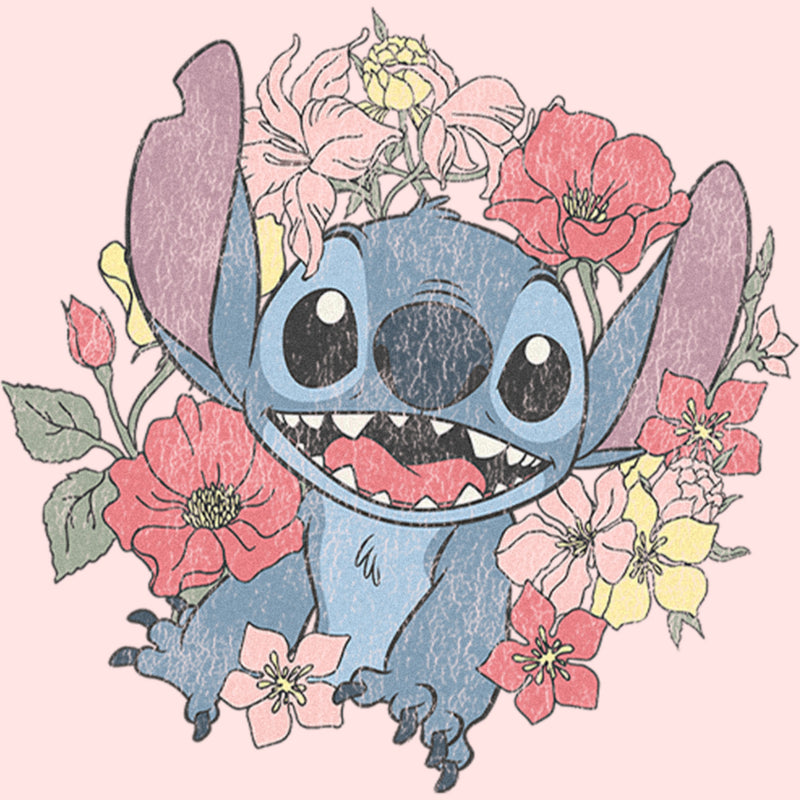 Toddler's Lilo & Stitch Floral Alien T-Shirt