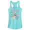 Junior's Lilo & Stitch Surfing Stitch Racerback Tank Top