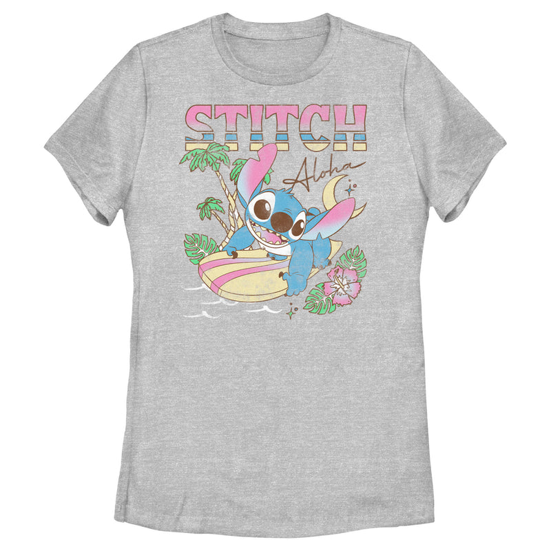 Women's Lilo & Stitch Surfing Stitch T-Shirt