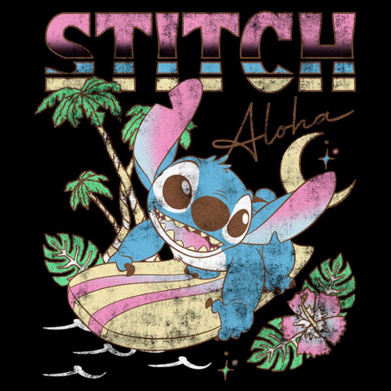 Junior's Lilo & Stitch Surfing Stitch T-Shirt