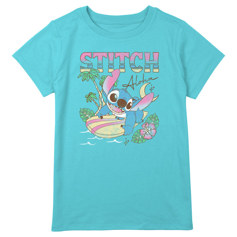 Girl's Lilo & Stitch Surfing Stitch T-Shirt