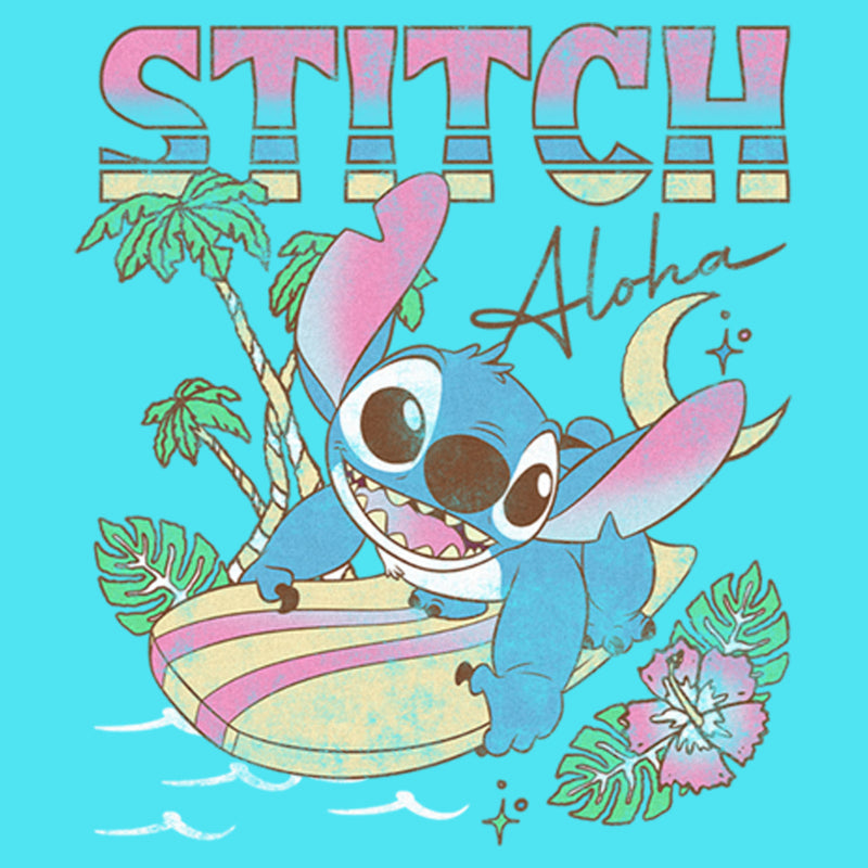 Girl's Lilo & Stitch Surfing Stitch T-Shirt