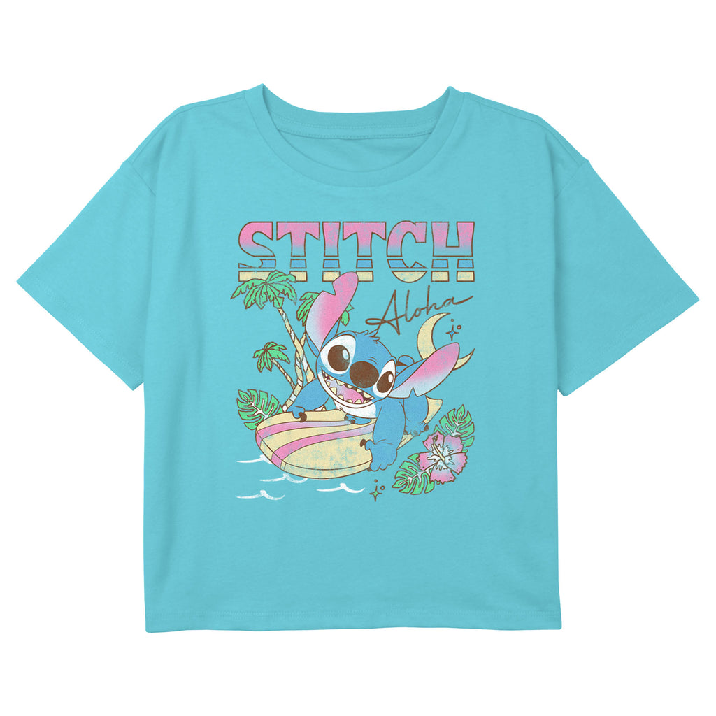 Girl's Lilo & Stitch Surfing Aloha Stitch T-Shirt – Fifth Sun