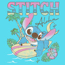 Girl's Lilo & Stitch Surfing Aloha Stitch T-Shirt