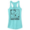Junior's Lilo & Stitch Snapshot with Attitude Racerback Tank Top
