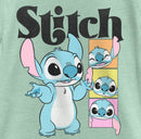 Girl's Lilo & Stitch Cute Faces Stitch T-Shirt