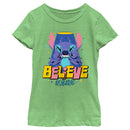 Girl's Lilo & Stitch Believe in Aliens T-Shirt
