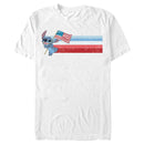 Men's Lilo & Stitch Flying the American Flag T-Shirt