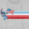 Women's Lilo & Stitch Flying the American Flag T-Shirt