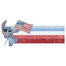 Boy's Lilo & Stitch Flying the American Flag T-Shirt