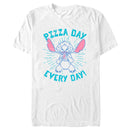 Men's Lilo & Stitch Pizza Day Every Day Stitch T-Shirt