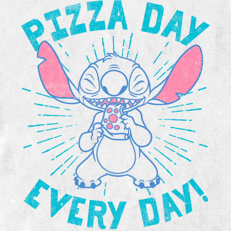 Men's Lilo & Stitch Pizza Day Every Day Stitch T-Shirt