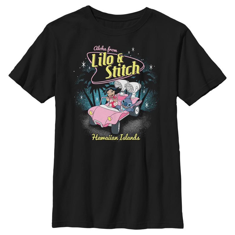 Boy's Lilo & Stitch Retro '50s Hawaiian Islands T-Shirt