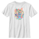 Boy's Lilo & Stitch Distressed Group Portrait T-Shirt