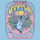 Boy's Lilo & Stitch Ohana Groovy Stitch Poster T-Shirt
