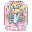 Boy's Lilo & Stitch Ohana Groovy Stitch Poster T-Shirt