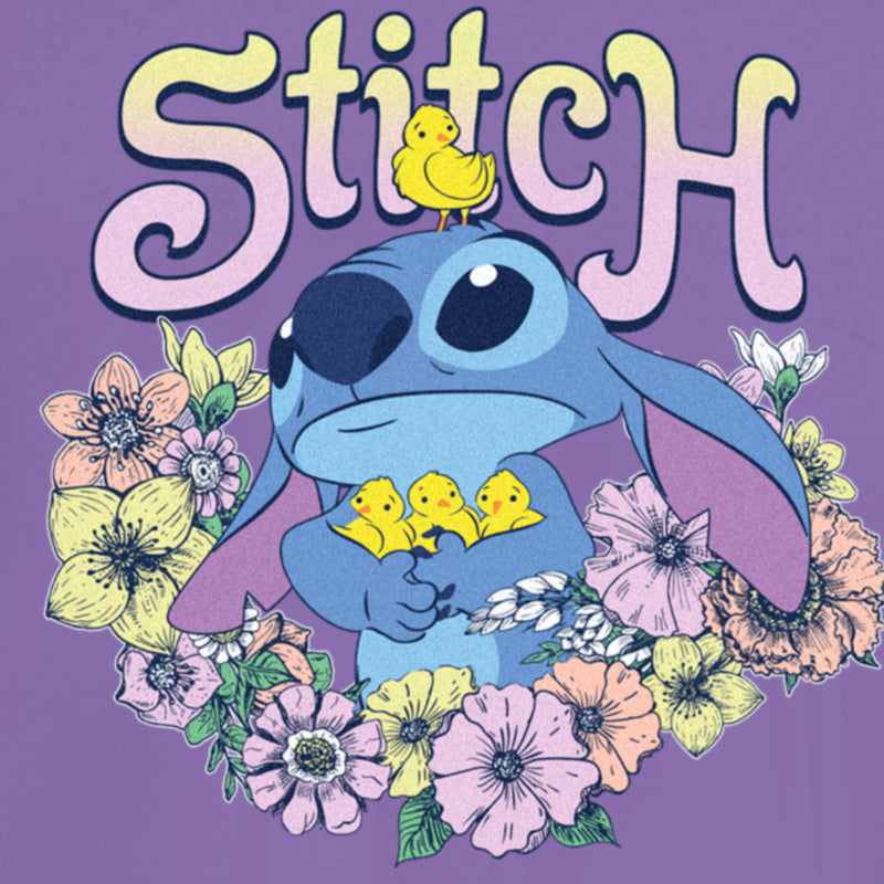 Junior's Lilo & Stitch Springtime Stitch T-Shirt