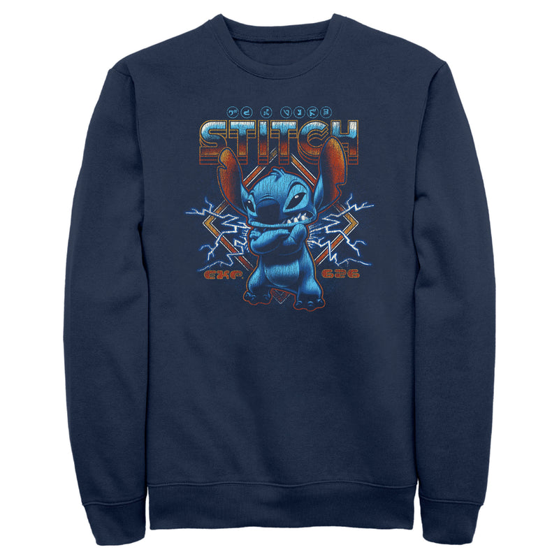 Men's Lilo & Stitch 80s Rocker Stitch Sweatshirt