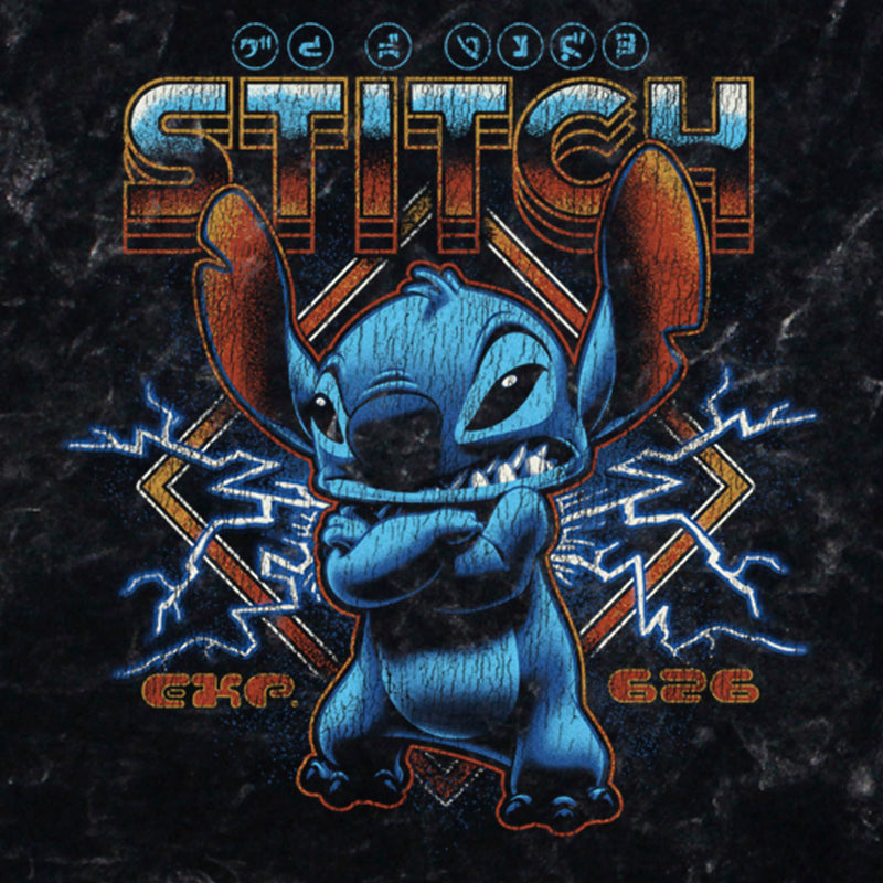 Men's Lilo & Stitch 80s Rocker Stitch T-Shirt