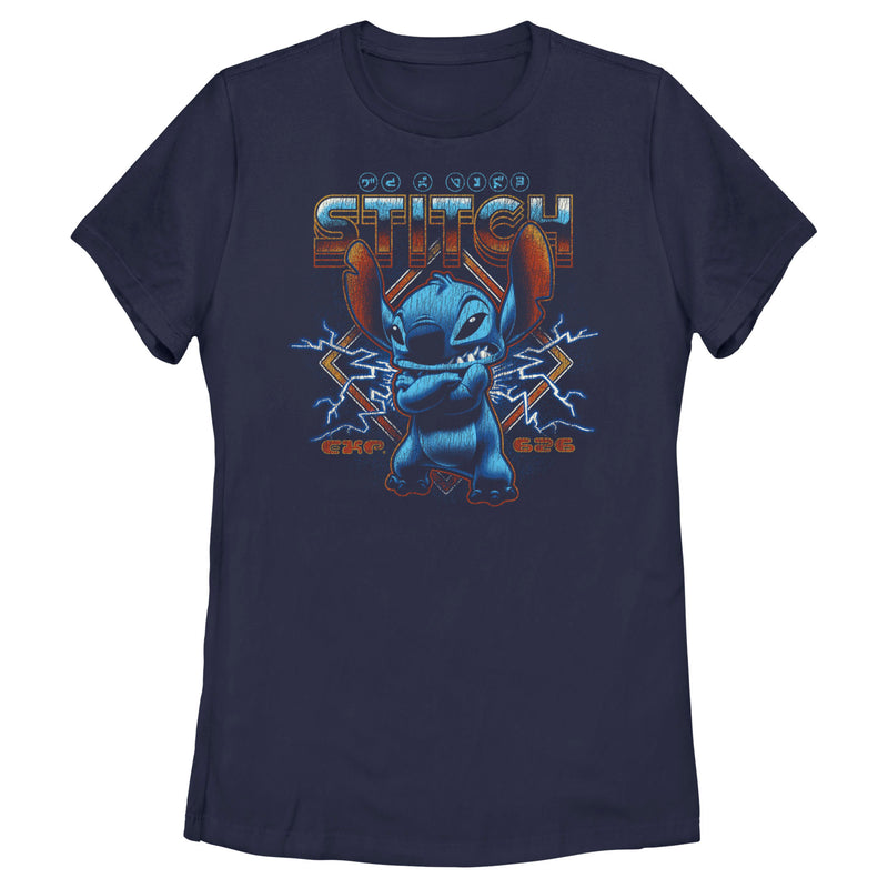 Women's Lilo & Stitch 80s Rocker Stitch T-Shirt