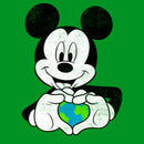 Boy's Mickey & Friends Mickey Mouse Earth Heart T-Shirt