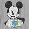 Boy's Mickey & Friends Mickey Mouse Earth Heart T-Shirt