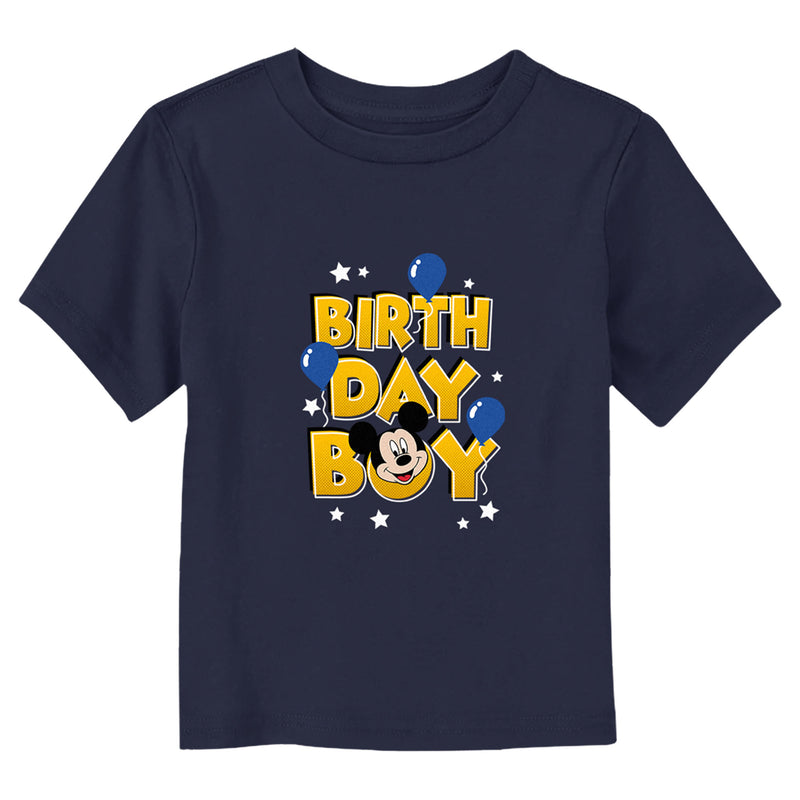 Toddler's Mickey & Friends Birthday Boy Mousey T-Shirt