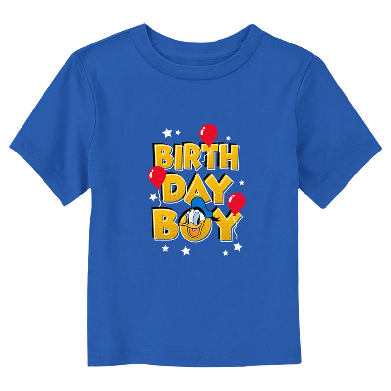 Toddler's Mickey & Friends Donald Duck Birthday Boy T-Shirt