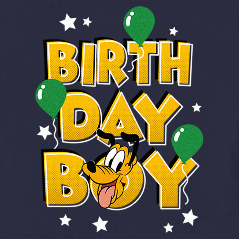 Toddler's Mickey & Friends Pluto Birthday Boy T-Shirt