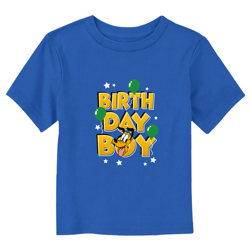 Toddler's Mickey & Friends Pluto Birthday Boy T-Shirt
