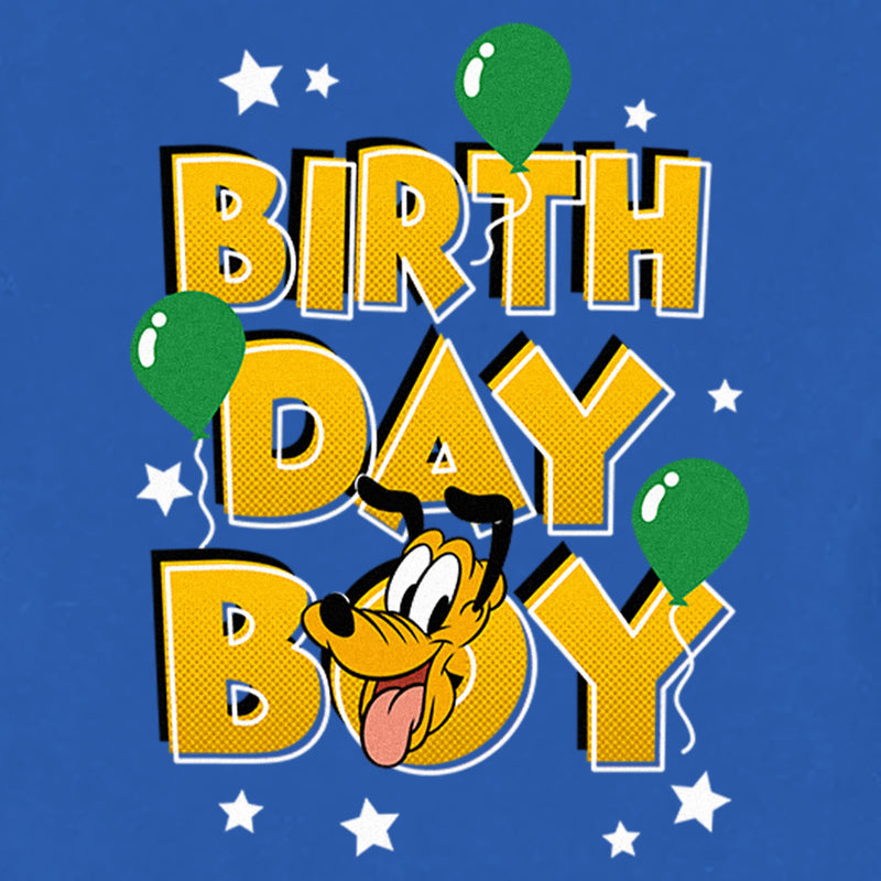 Toddler's Mickey & Friends Pluto Birthday Boy T-Shirt